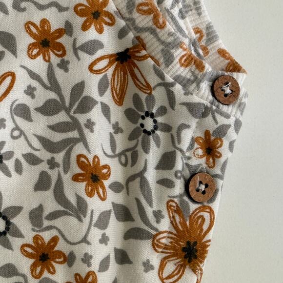 Jessica Simpson Girls Fall Floral Print Peplum Fleece Shirt Size 7-8 New - Picture 7 of 8